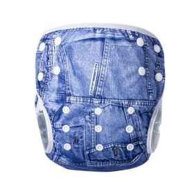1-2 Years Old Toddler Swimming Trunks Waterproof Leak-proof (Option: A09-Plus Size M)